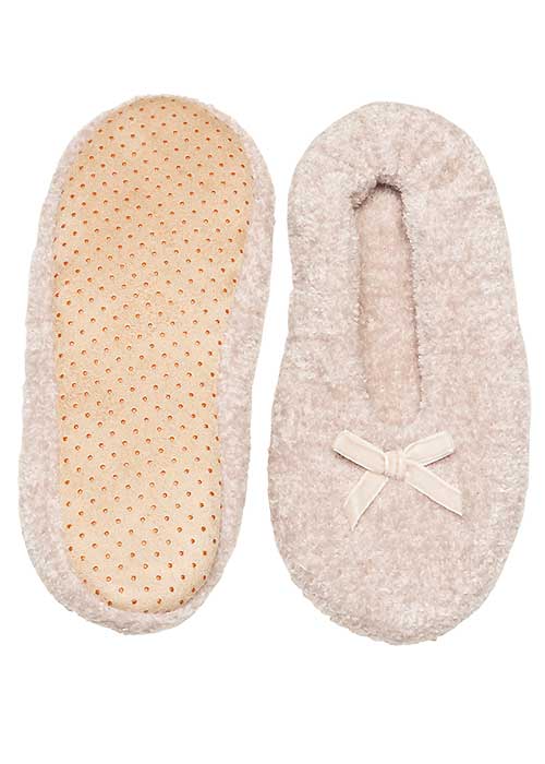 Charnos Chenille Slippers With Bow Product image
