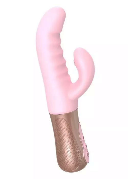 Love To Love Sassy Bunny Thrusting Wand Baby Pink Product image