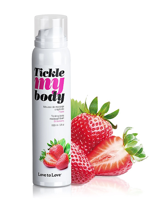 Love To Love Tickle My Body Strawberry Massage Foam Product image
