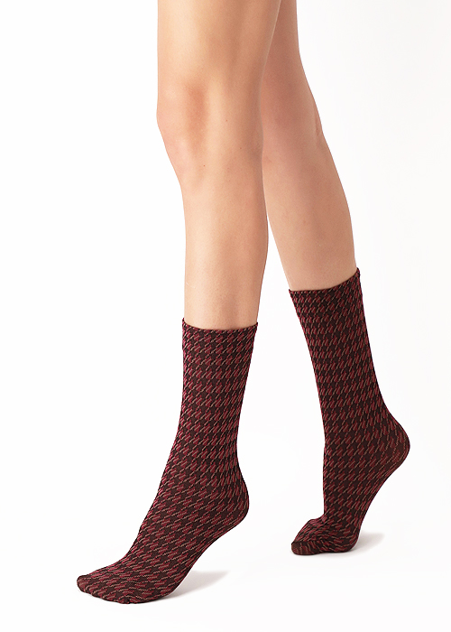 Oroblu Texture Pied De Poule Ankle High Product image