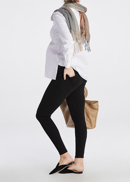 Spanx Mama Jean-ish Black Ankle Leggings Product image