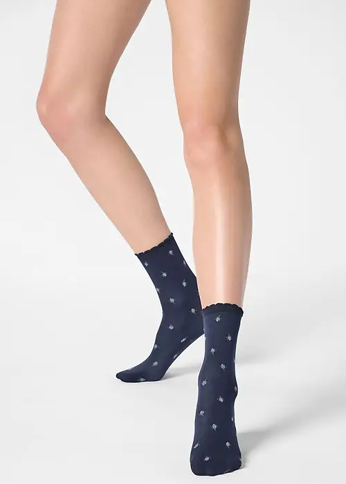 Oroblu Floral Roses Ankle High Product image