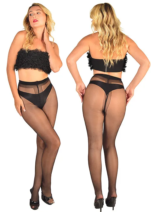 Pearl And Poseidon Cressida Oil Shine Tights Product image